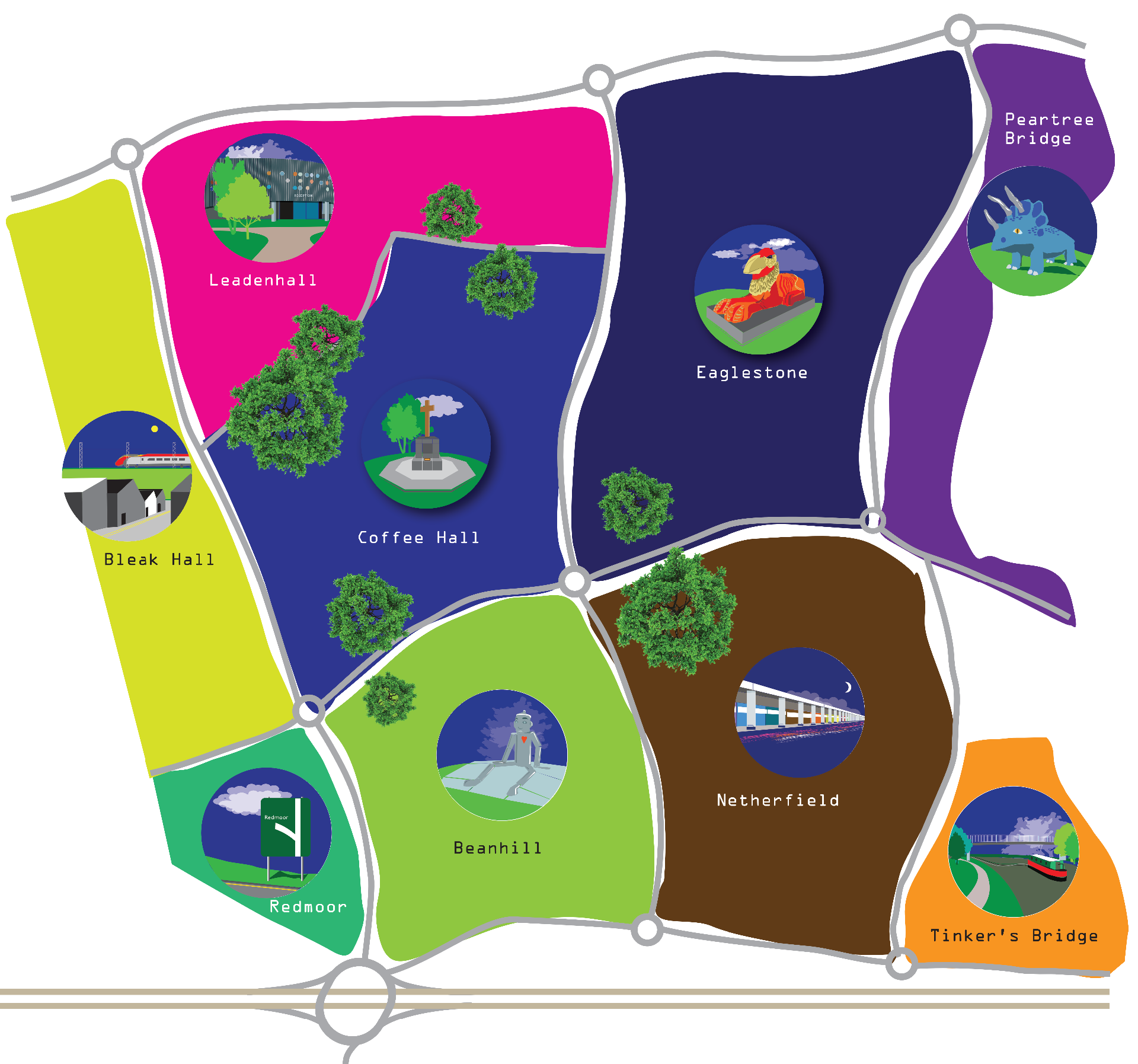 Woughton Community Council Estate Map